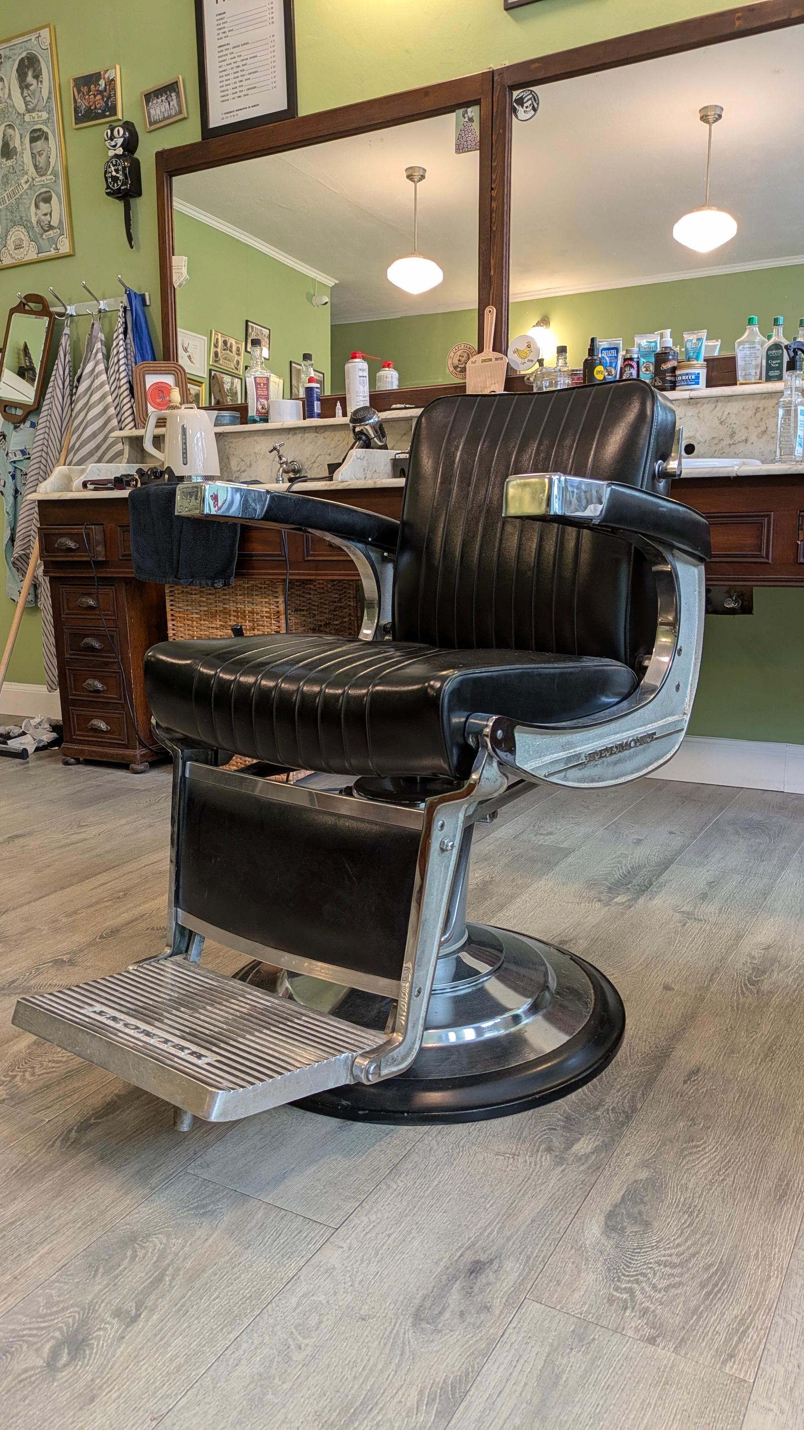 Interieur van de barbershop